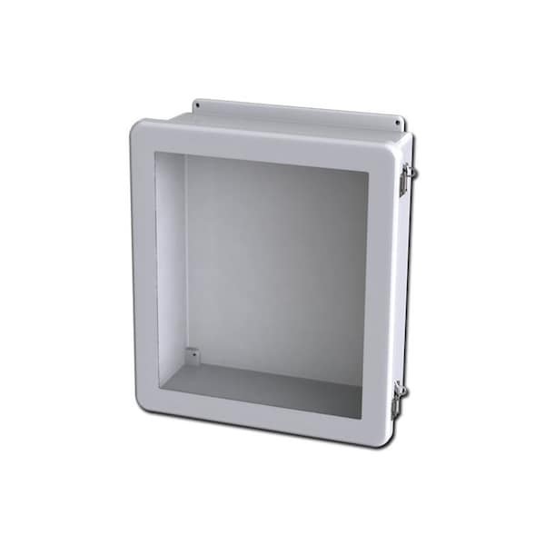 Quick release Padlock Latch Electrical Enclosures, 17.47 in H, 6.23 in D, 15.46 in W